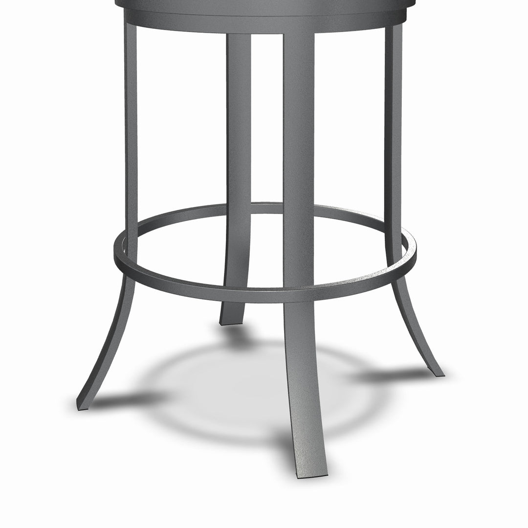 19.5"W x 18.5"D x 34"H / Vail Pure White/Lustrous Silver White