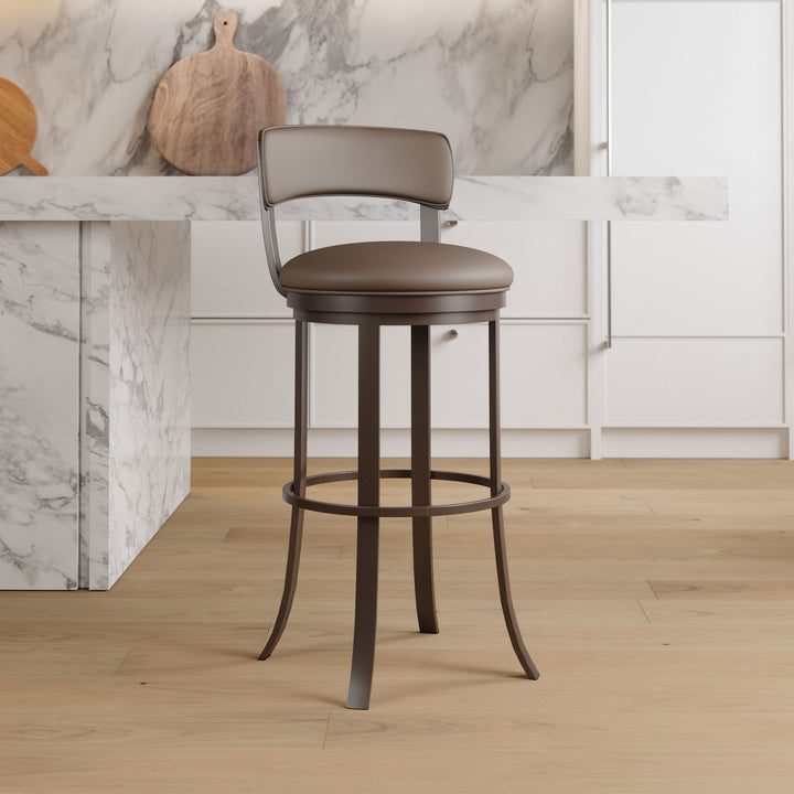 19.5"W x 19.5"D x 38"H / Island Teak/Mocha