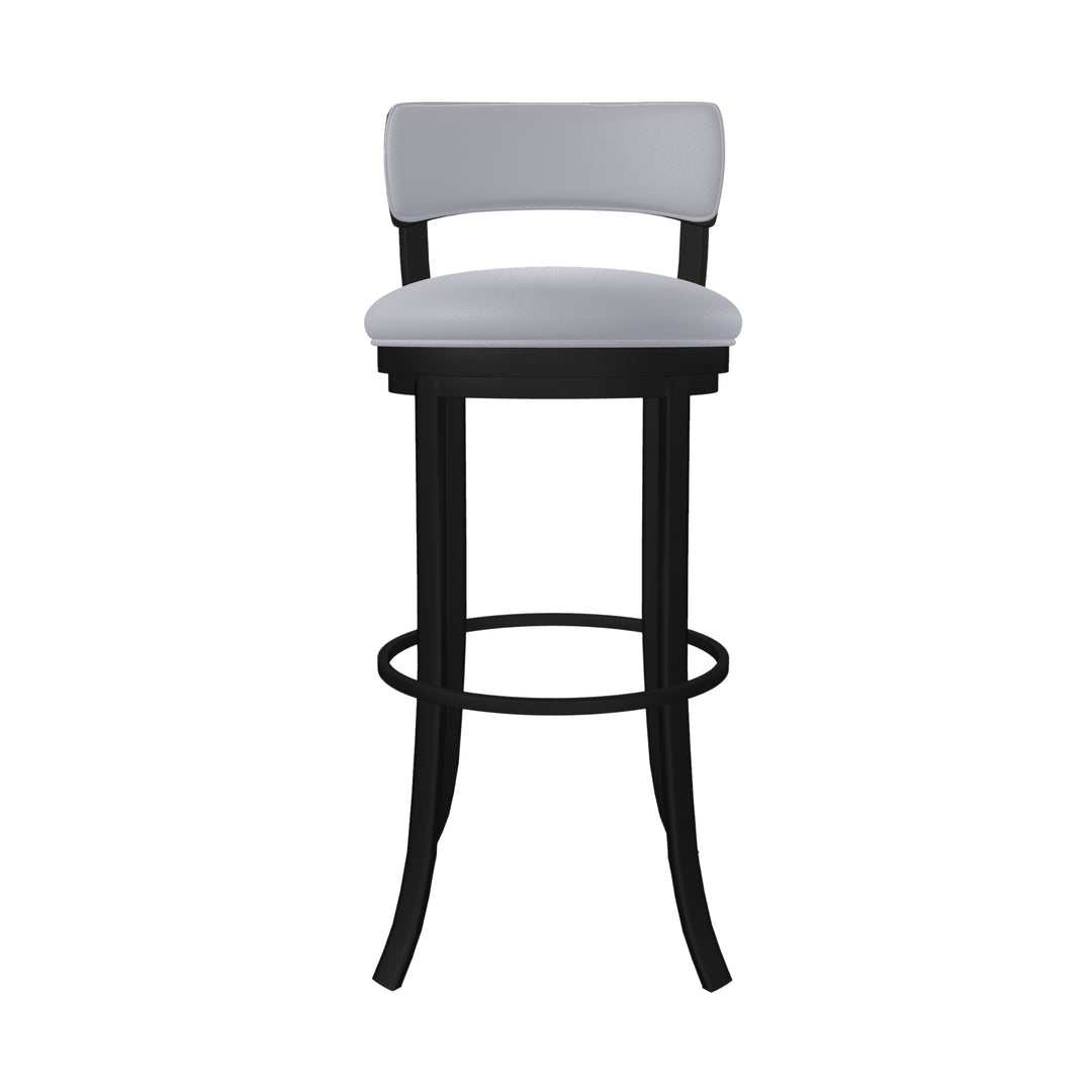 19.5"W x 19.5"D x 38"H / Charcoal Gray/Sable Onyx