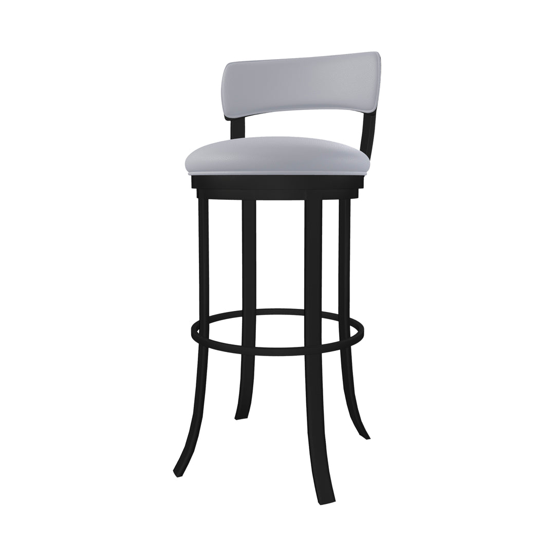 19.5"W x 19.5"D x 38"H / Charcoal Gray/Sable Onyx