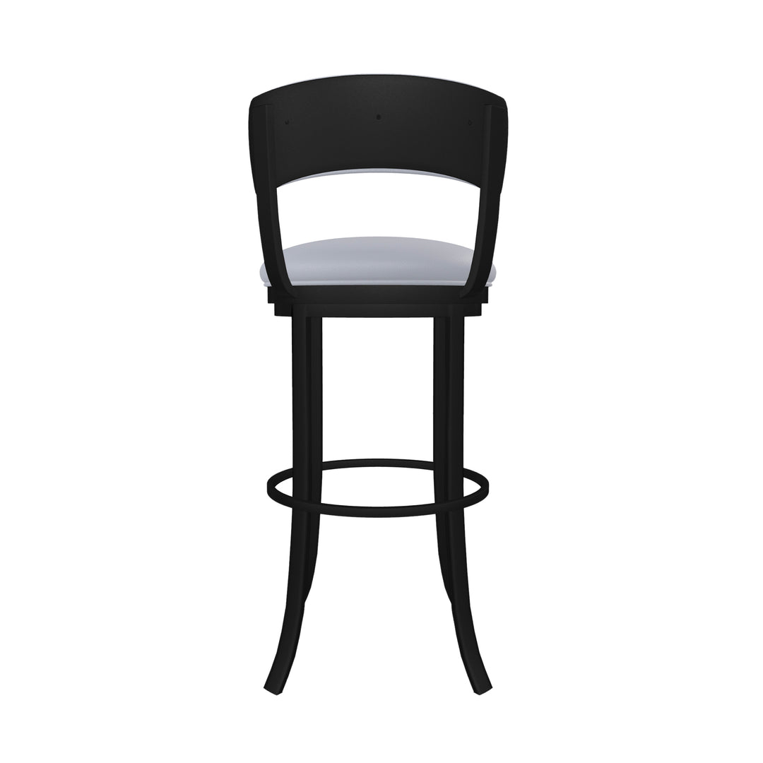 19.5"W x 19.5"D x 38"H / Charcoal Gray/Sable Onyx