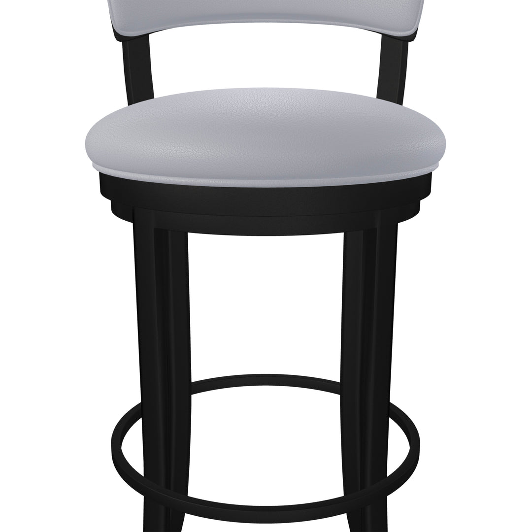 19.5"W x 19.5"D x 38"H / Charcoal Gray/Sable Onyx