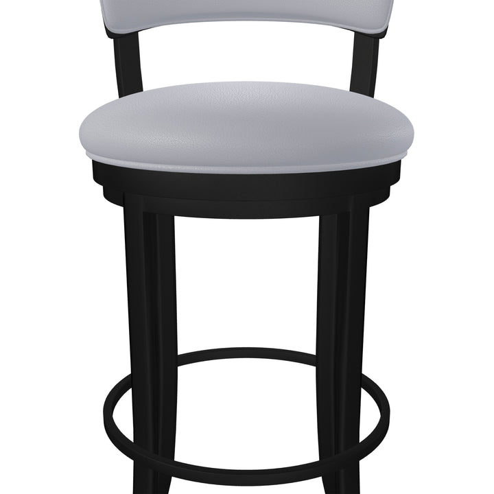 19.5"W x 19.5"D x 38"H / Charcoal Gray/Sable Onyx