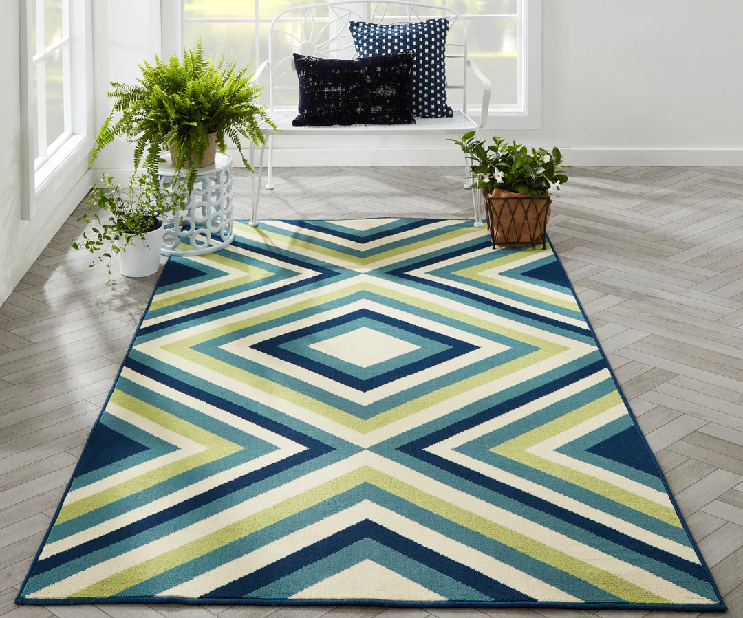 American Home Furniture Momeni Baja Zig-Zag Rug