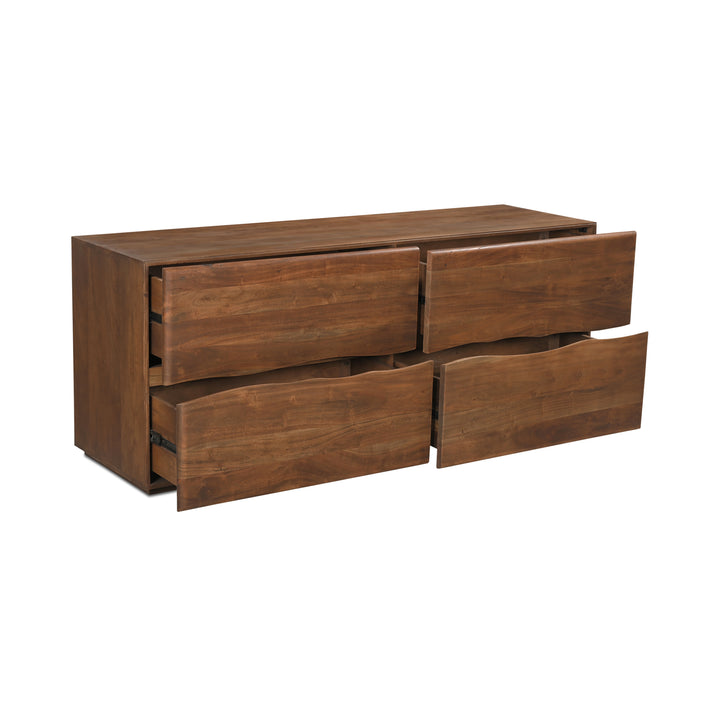 Moe's Home Collection - Watson 4 Drawer Dresser Brown - BB-1001-03 | American Home Furniture