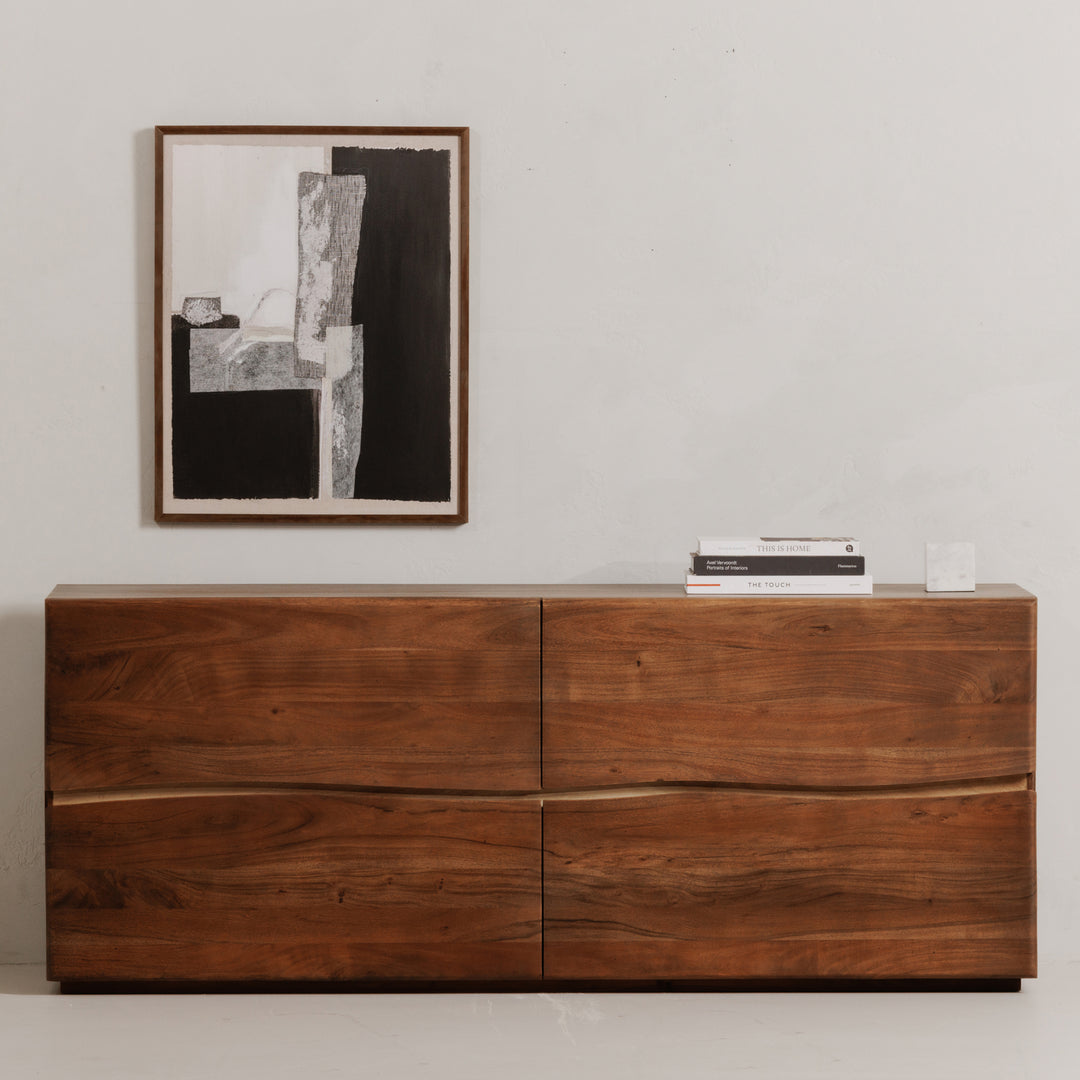 Moe's Home Collection - Watson 4 Drawer Dresser Brown - BB-1001-03 | American Home Furniture