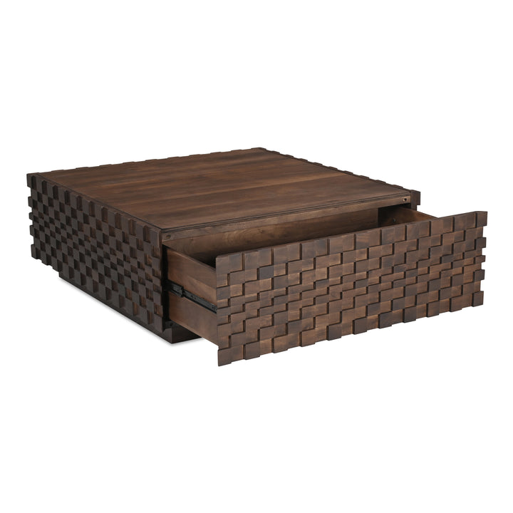 Moe's Home Collection - Easton Storage Coffee Table Brown - BB-1018-03 | American Home Furniture