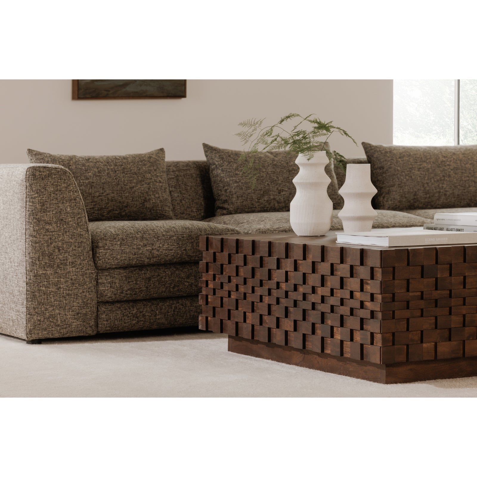Moe's Home Collection - Easton Storage Coffee Table Brown - BB-1018-03 | American Home Furniture