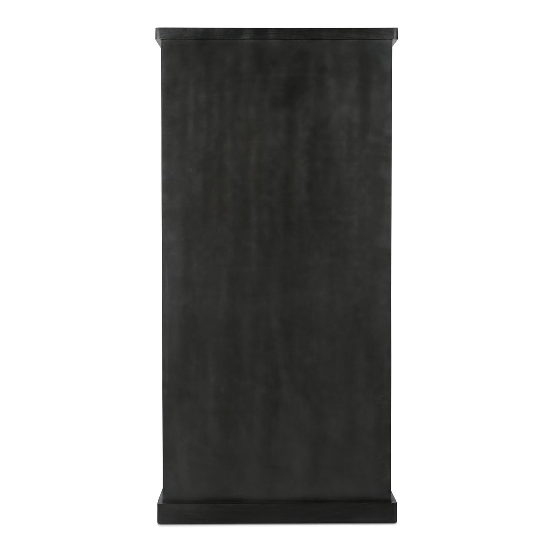 Moe's Home Collection - Mona Tall Cabinet Black - BB-1025-02 | American Home Furniture