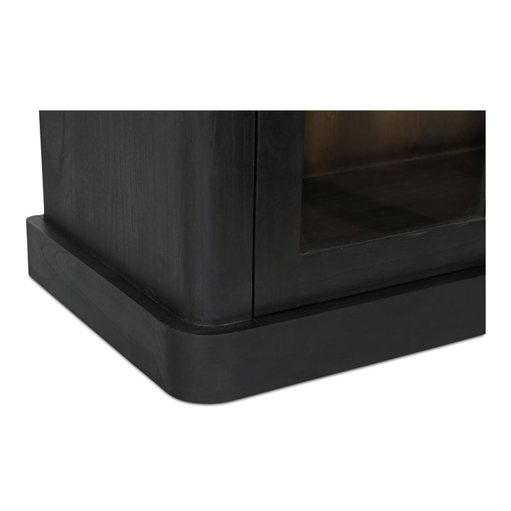 Moe's Home Collection - Mona Tall Cabinet Black - BB-1025-02 | American Home Furniture