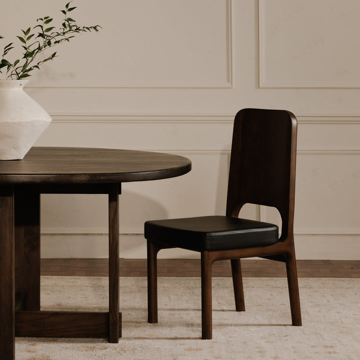 Moe's Home Collection - Glenn Round Dining Table Dark Brown - BB-1027-20-0 | American Home Furniture