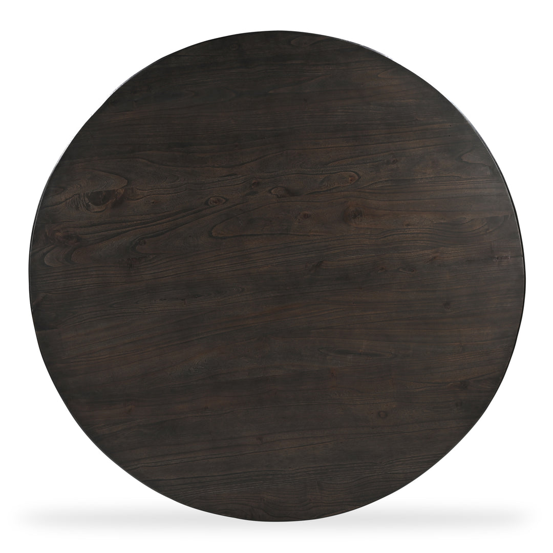 Moe's Home Collection - Glenn Round Dining Table Dark Brown - BB-1027-20-0 | American Home Furniture