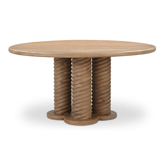 American Home Furniture Moe's Home Collection Treccia Round Dining Table