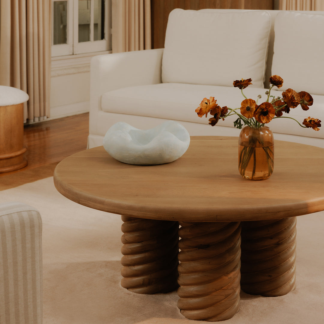 American Home Furniture Moe's Home Collection Treccia Round Coffee Table