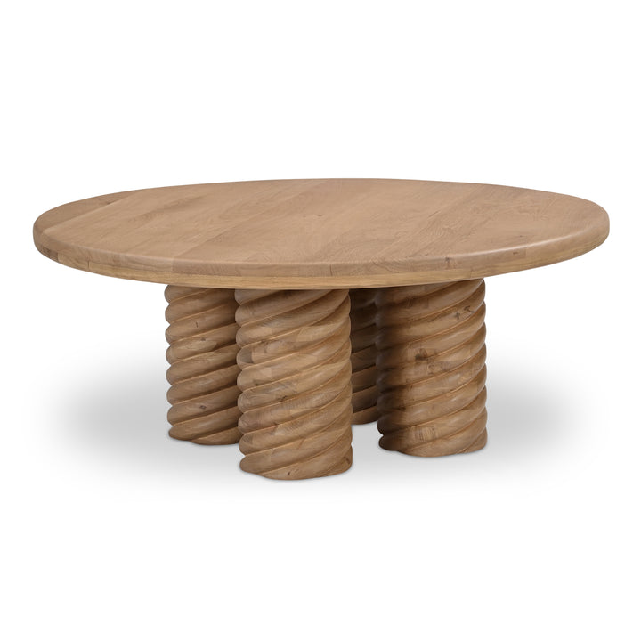 American Home Furniture Moe's Home Collection Treccia Round Coffee Table