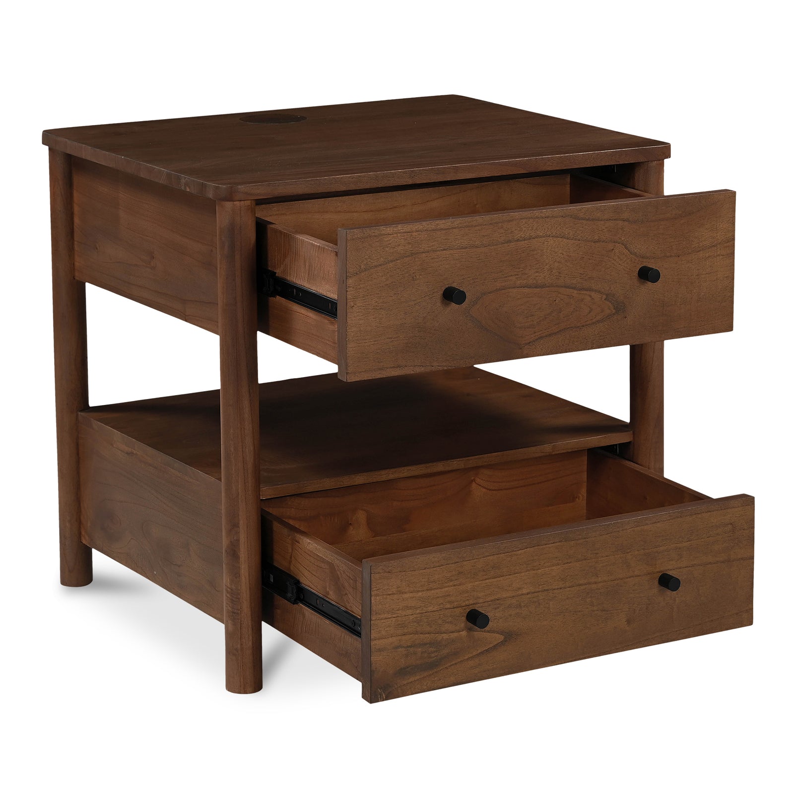 American Home Furniture Moe's Home Collection Lottie Charging Nightstand