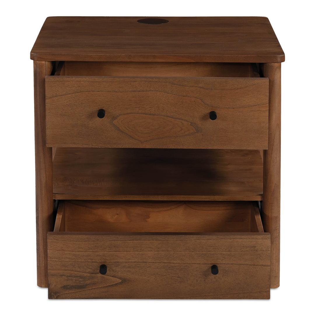 American Home Furniture Moe's Home Collection Lottie Charging Nightstand