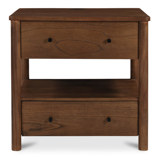 American Home Furniture Moe's Home Collection Lottie Charging Nightstand