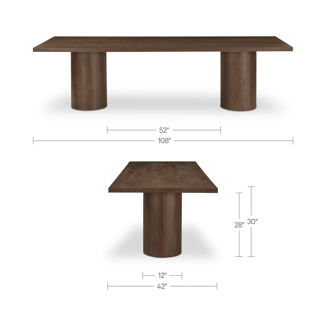 Hadley Dining Table Small Warm
