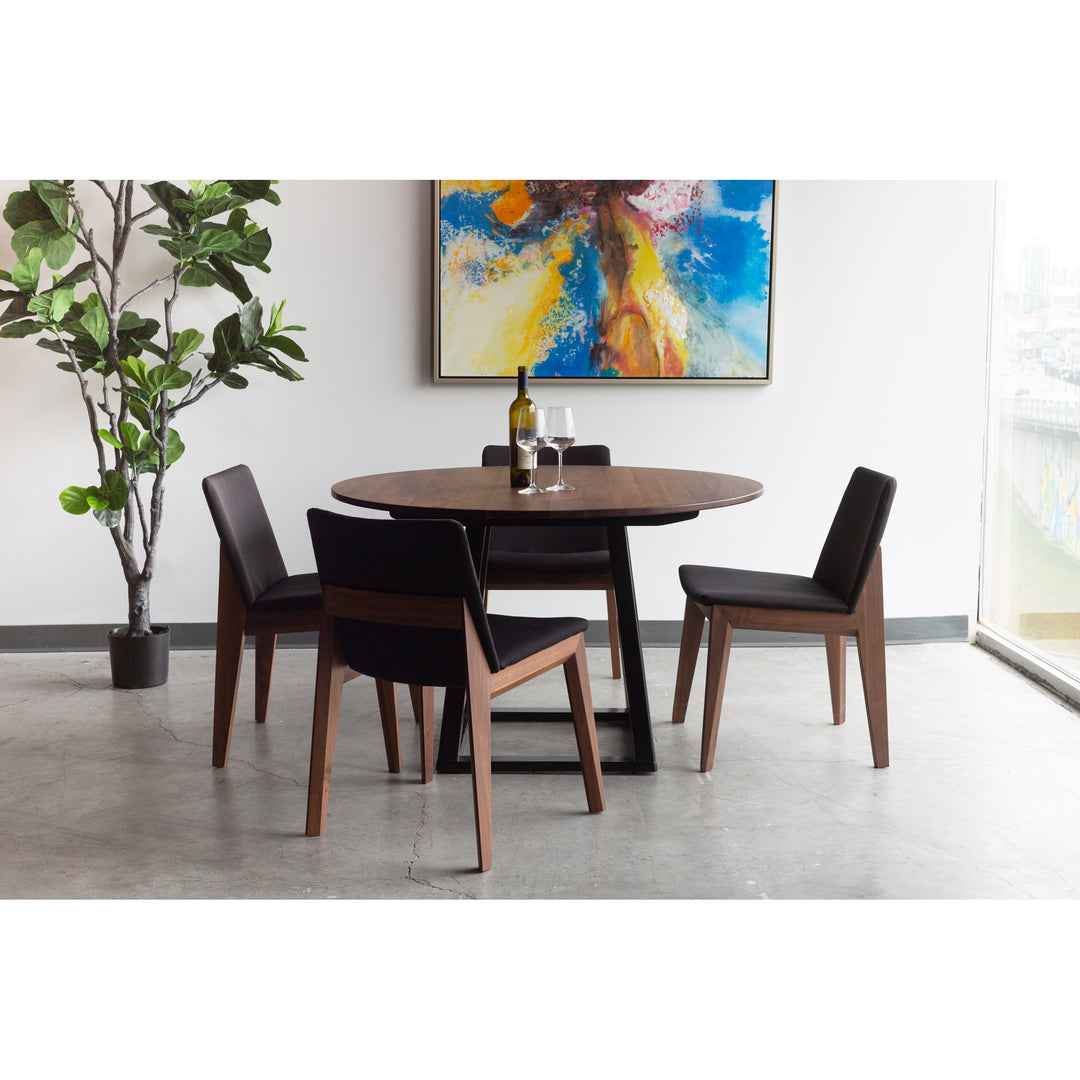 Moe's Home Collection - Deco Dining Chair Black - Set of 2 - BC-1016-02 | American Home Furniture