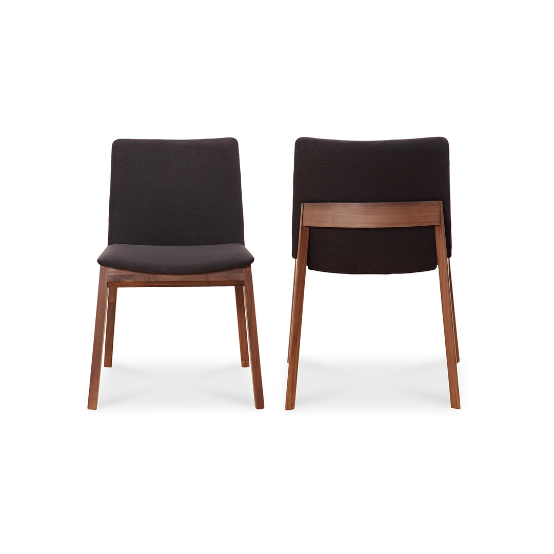 Moe's Home Collection - Deco Dining Chair Black - Set of 2 - BC-1016-02 | American Home Furniture