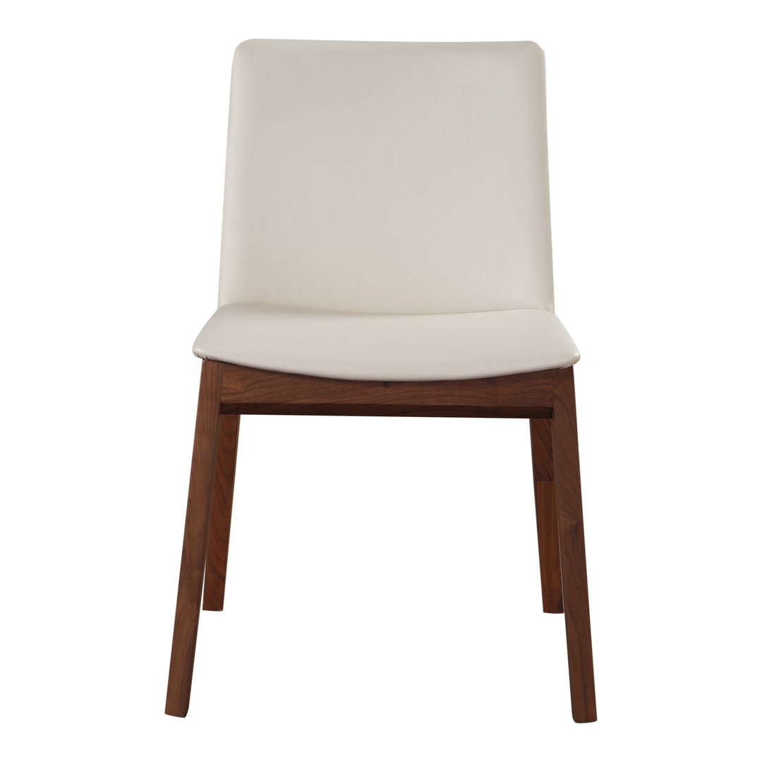 Moe's Home Collection - Deco Dining Chair White Pvc - Set of 2 - BC-1016-05 | American Home Furniture