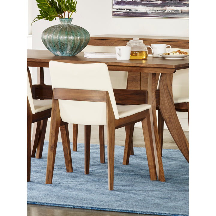Moe's Home Collection - Deco Dining Chair White Pvc - Set of 2 - BC-1016-05 | American Home Furniture