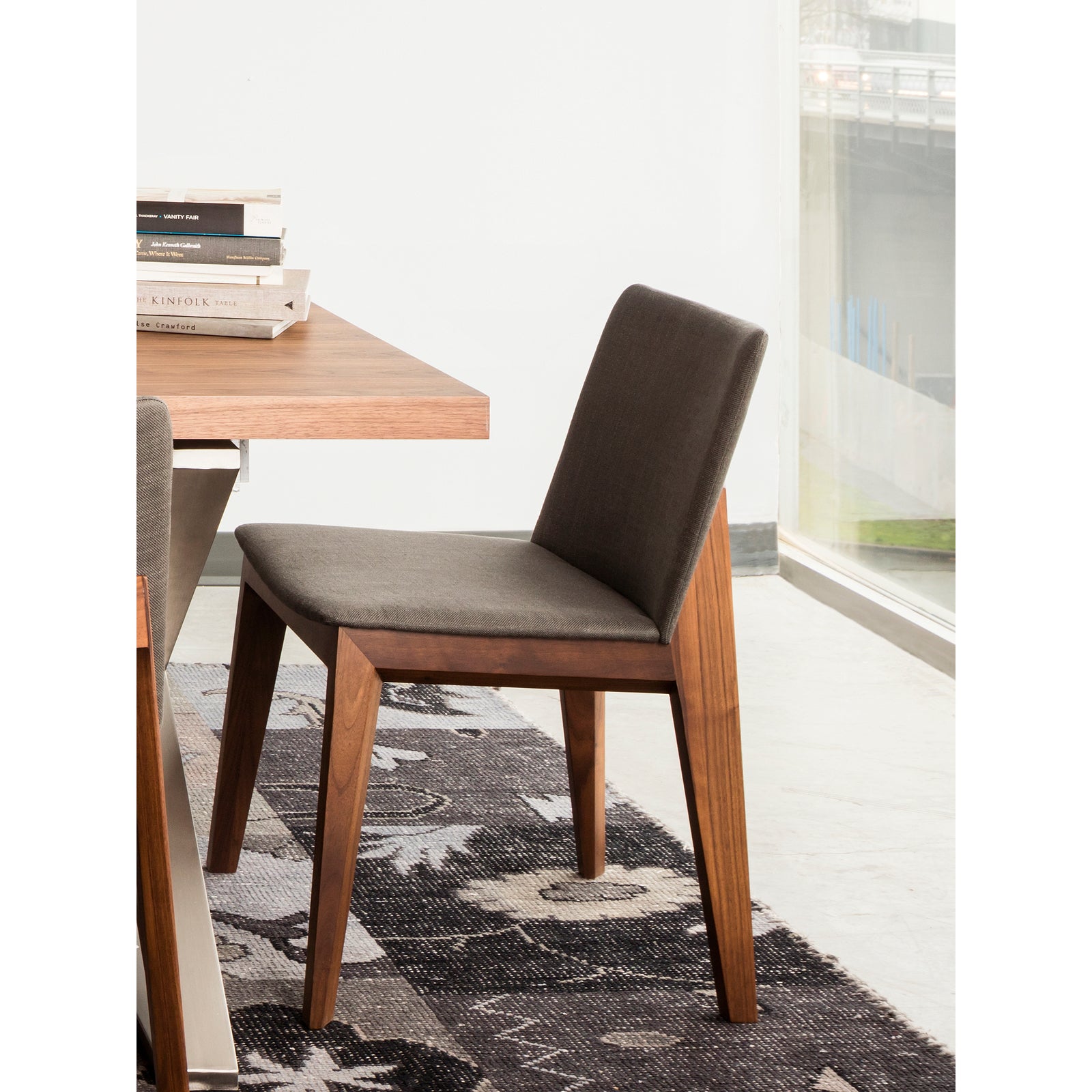 Moe's Home Collection - Deco Dining Chair Grey - Set of 2 - BC-1016-25 | American Home Furniture