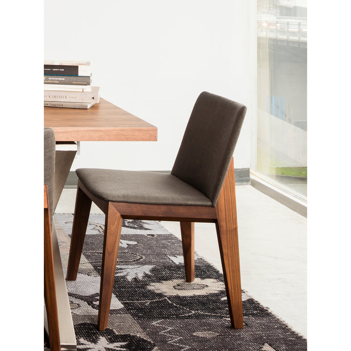 Moe's Home Collection - Deco Dining Chair Grey - Set of 2 - BC-1016-25 | American Home Furniture