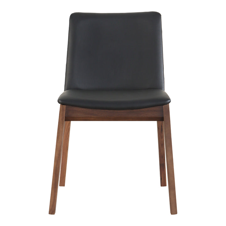Moe's Home Collection - Deco Dining Chair Black Pvc - Set of 2 - BC-1016-48 | American Home Furniture