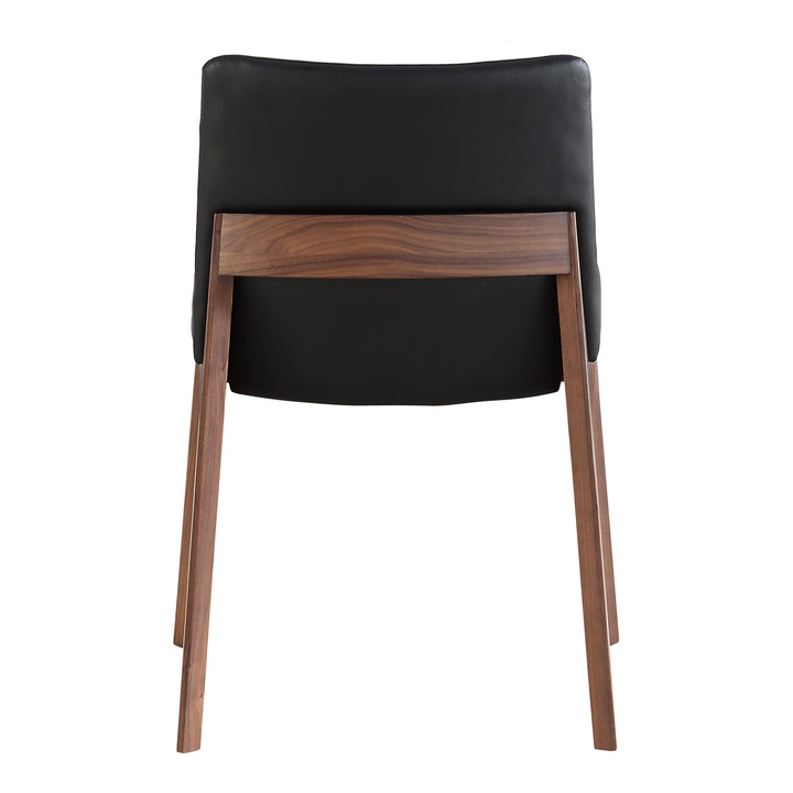 Moe's Home Collection - Deco Dining Chair Black Pvc - Set of 2 - BC-1016-48 | American Home Furniture