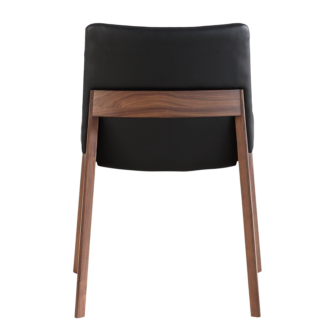 Deco Dining Chair Black Pvc - Set of 2