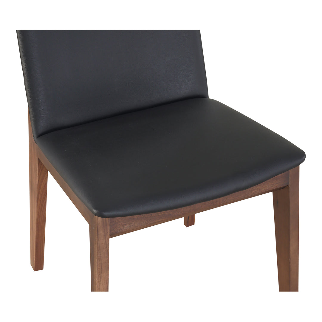 Moe's Home Collection - Deco Dining Chair Black Pvc - Set of 2 - BC-1016-48 | American Home Furniture