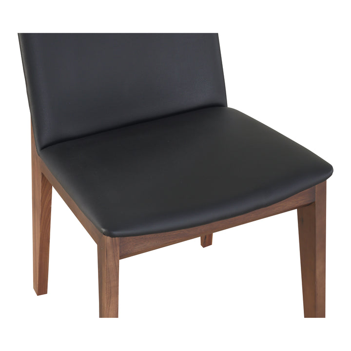 Moe's Home Collection - Deco Dining Chair Black Pvc - Set of 2 - BC-1016-48 | American Home Furniture