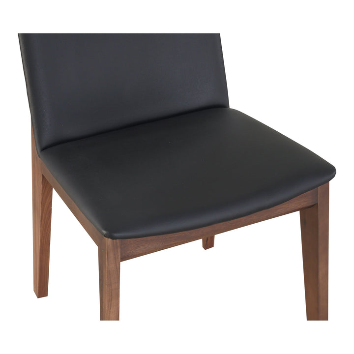 Deco Dining Chair Black Pvc - Set of 2