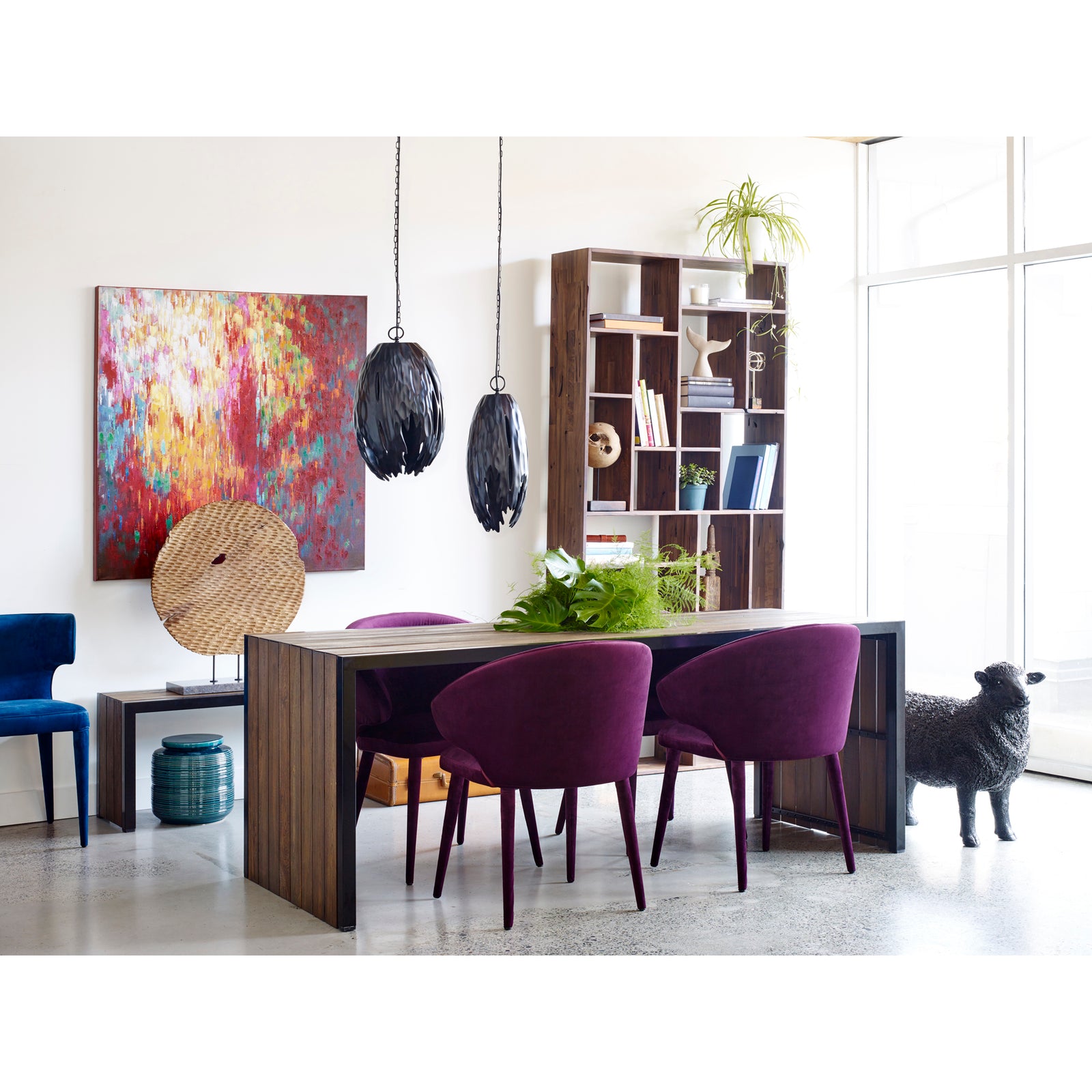 Moe's Home Collection - Redemption Shelf Walnut - BC-1025-03 | American Home Furniture