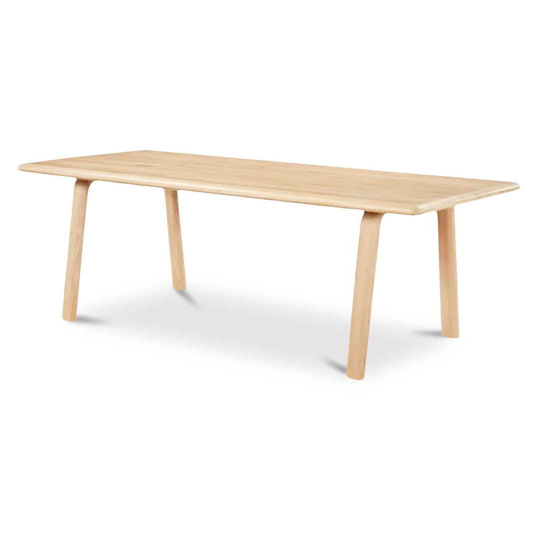Moe's Home Collection - Malibu Dining Table White Oak - BC-1046-18 | American Home Furniture