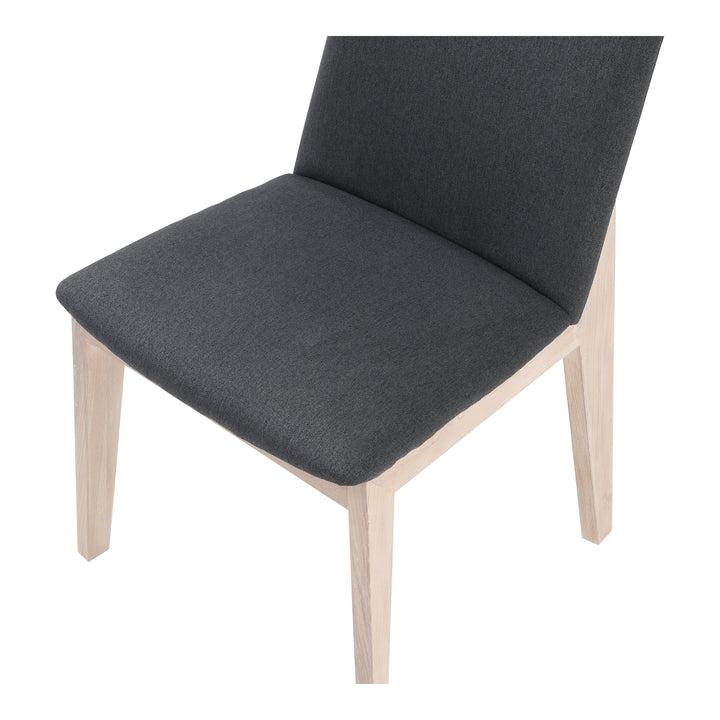 Moe's Home Collection - Deco Oak Dining Chair Dark Grey - Set of 2 - BC-1086-25 | American Home Furniture