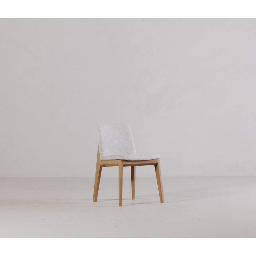 Deco Oak Dining Chair Light Grey - Set of 2