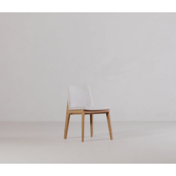 Deco Oak Dining Chair Light Grey - Set of 2
