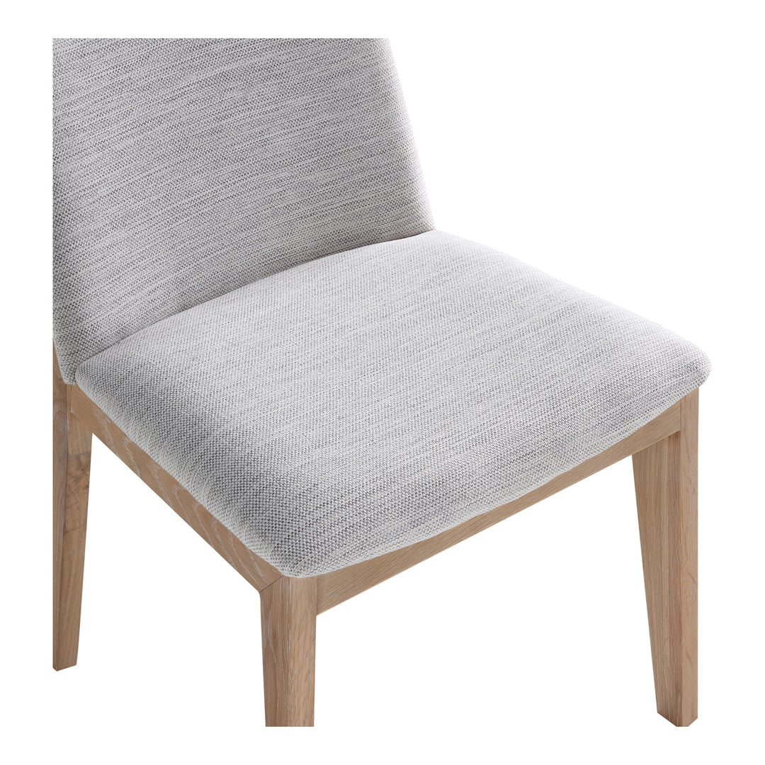 Moe's Home Collection - Deco Oak Dining Chair Light Grey - Set of 2 - BC-1086-29 | American Home Furniture