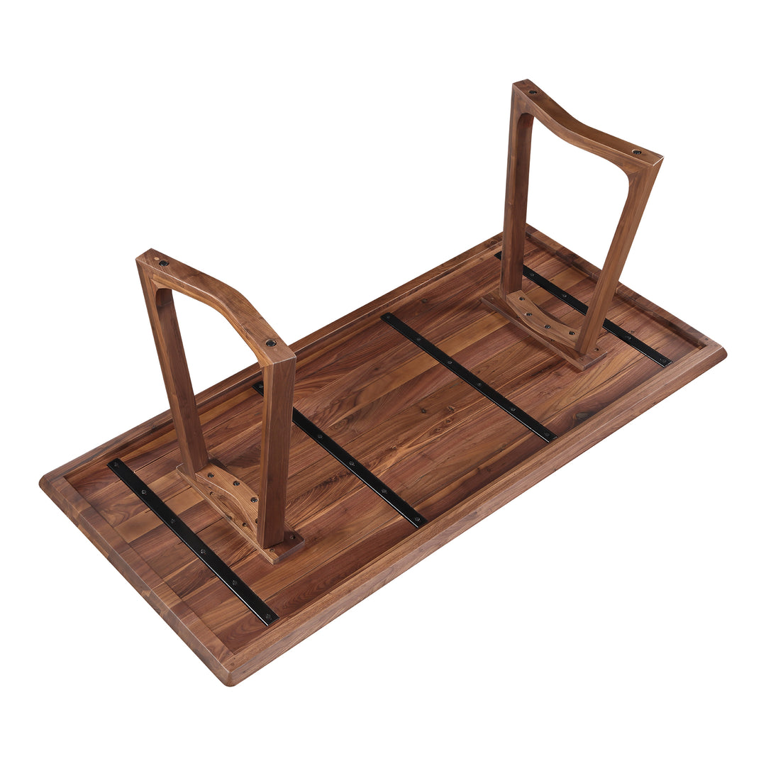 Moe's Home Collection - Silas Dining Table Walnut - BC-1097-24-0 | American Home Furniture