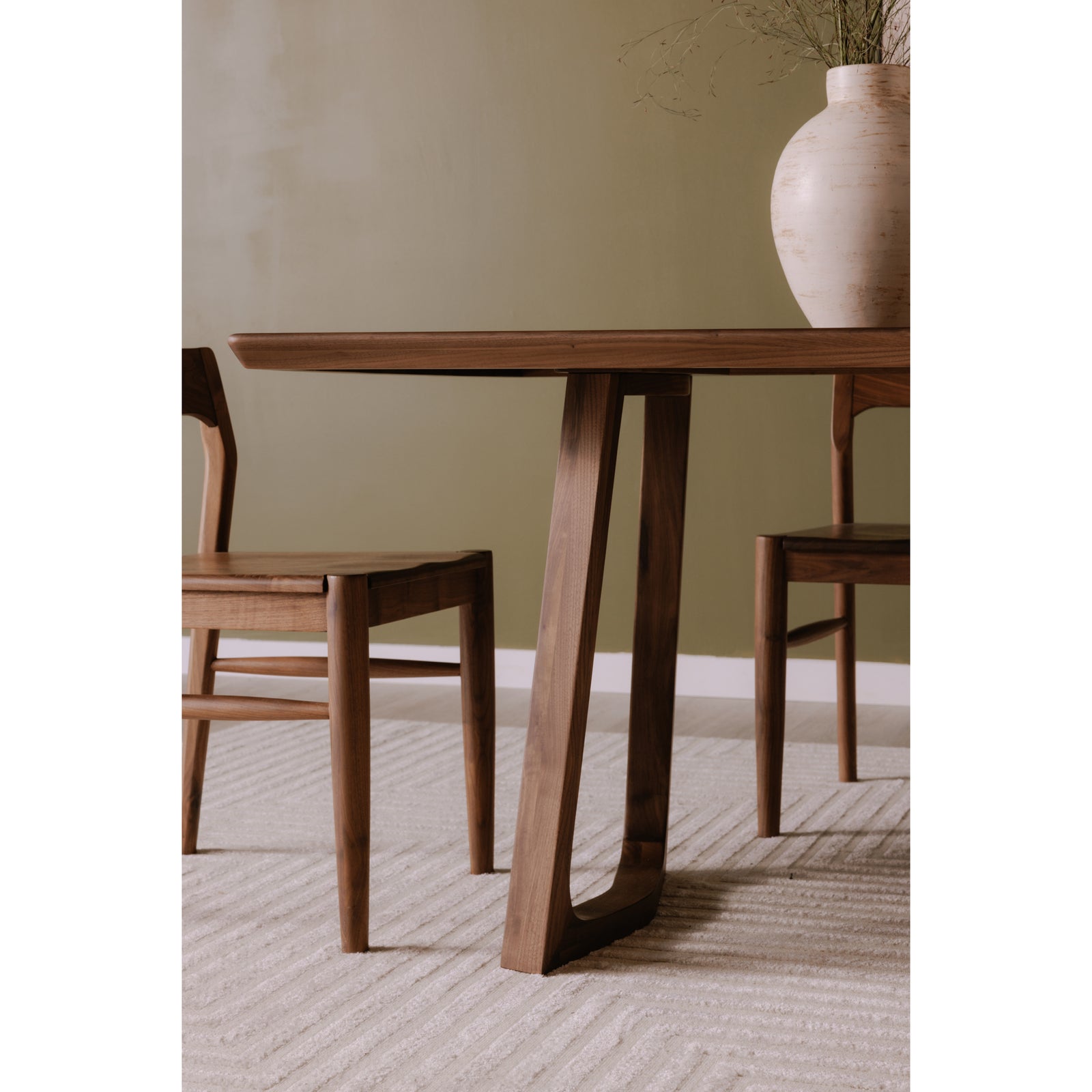 Moe's Home Collection - Silas Dining Table Walnut - BC-1097-24-0 | American Home Furniture