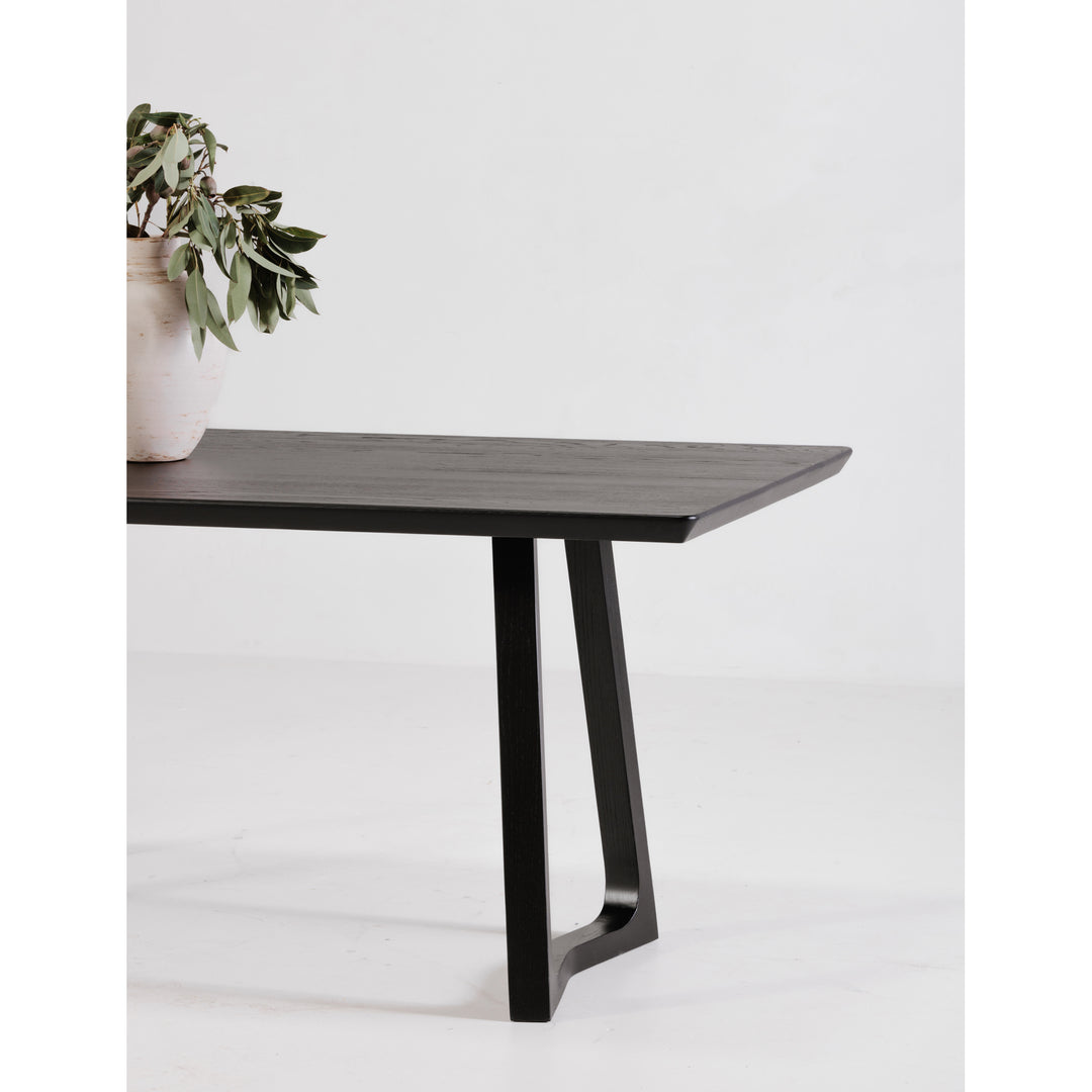 Moe's Home Collection - Silas Dining Table Black Ash - BC-1099-02-0 | American Home Furniture