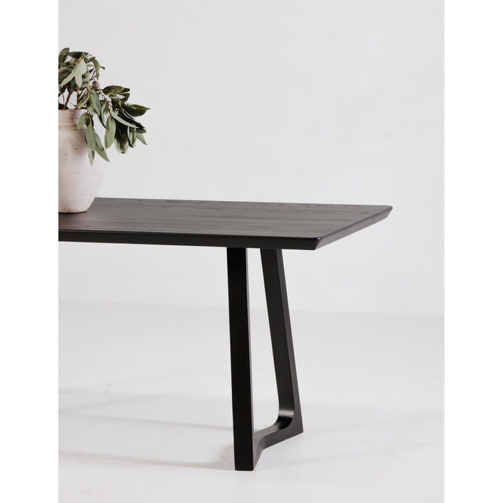Moe's Home Collection - Silas Dining Table Black Ash - BC-1099-02-0 | American Home Furniture
