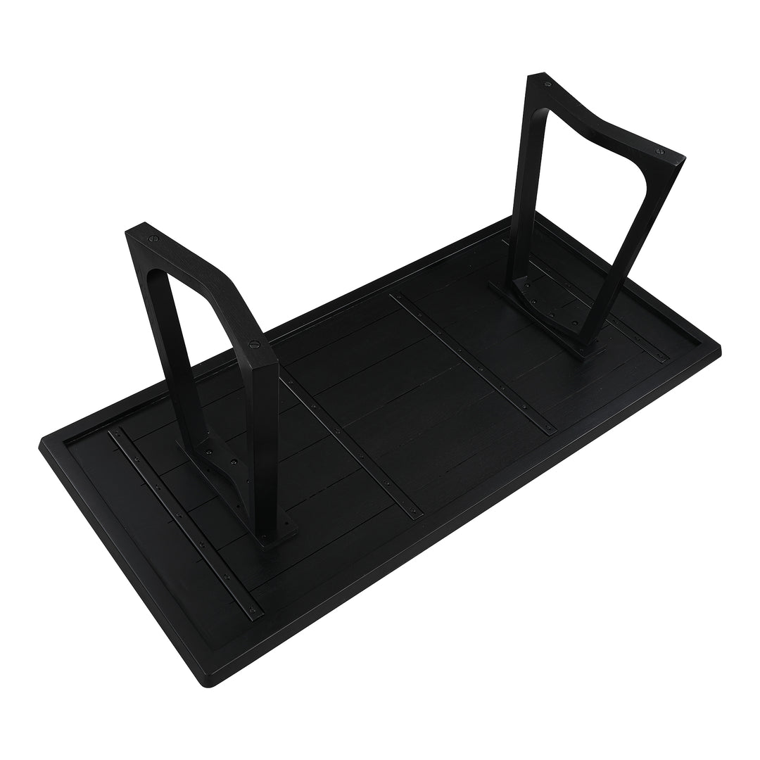Moe's Home Collection - Silas Dining Table Black Ash - BC-1099-02-0 | American Home Furniture
