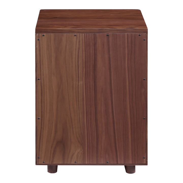 Moe's Home Collection - Osamu Walnut Nightstand - BC-1103-24 | American Home Furniture