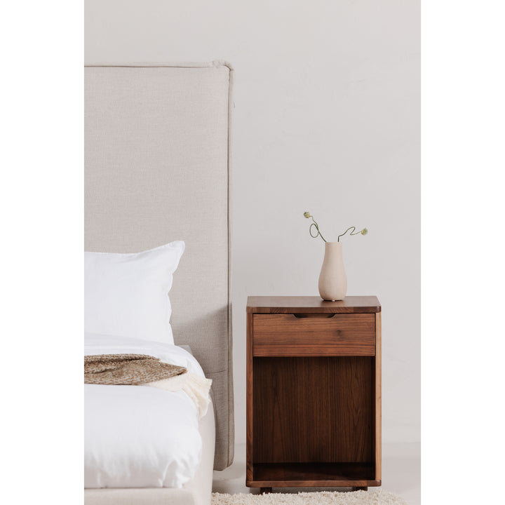 Moe's Home Collection - Osamu Walnut Nightstand - BC-1103-24 | American Home Furniture