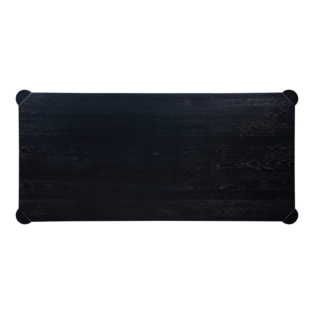Moe's Home Collection - Post Dining Table Oak Black - BC-1111-02-0 | American Home Furniture