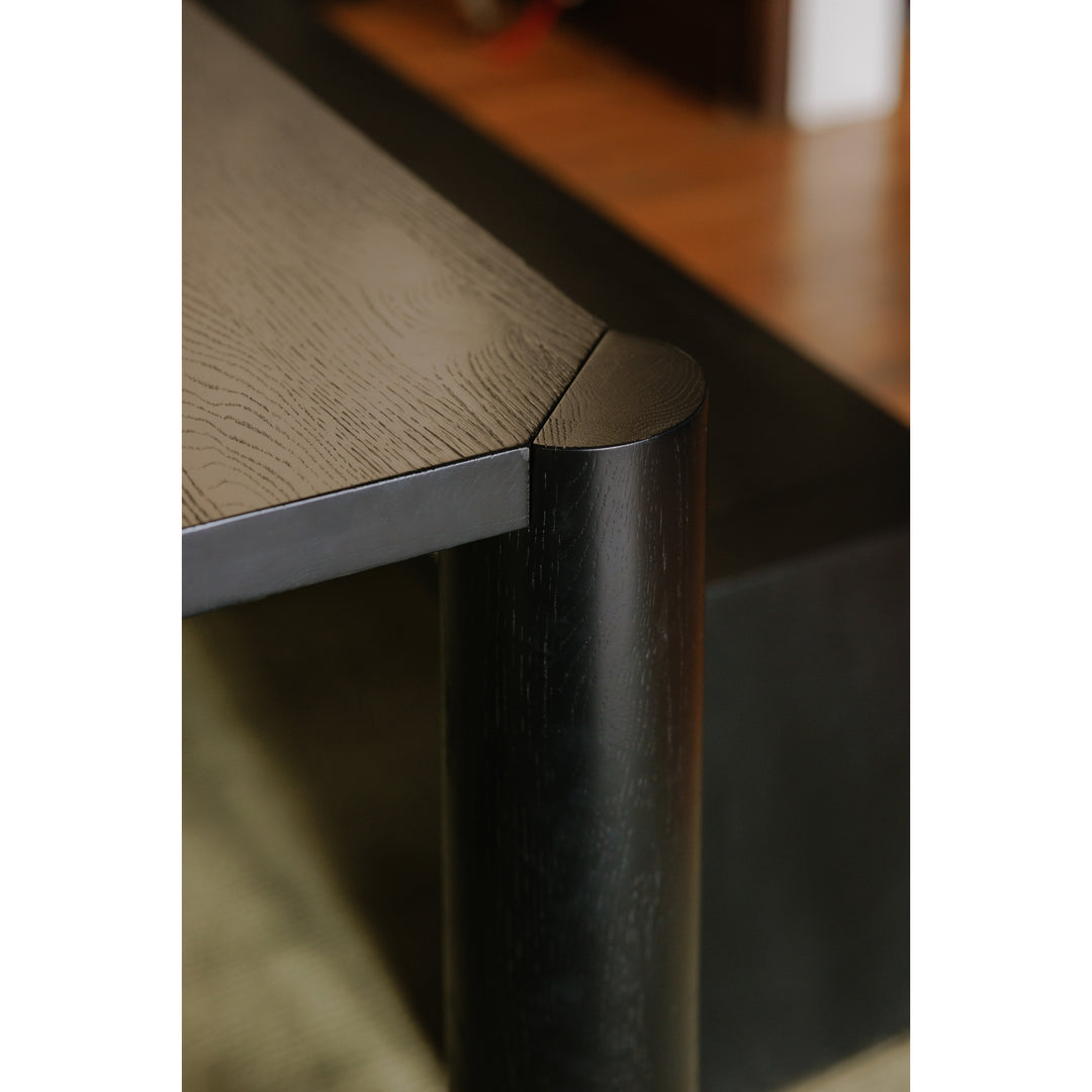 Moe's Home Collection - Post Dining Table Oak Black - BC-1111-02-0 | American Home Furniture